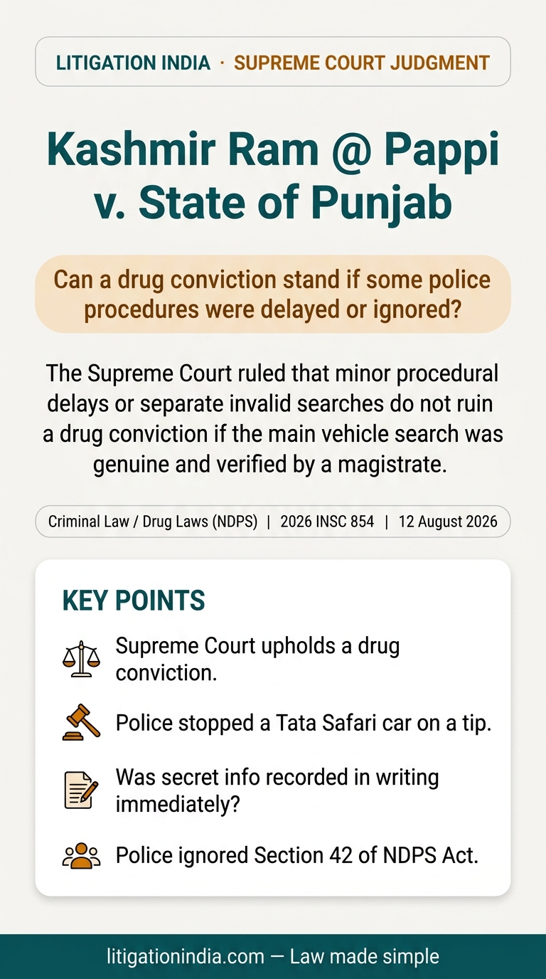 Kashmir Ram @ Pappi v. State of Punjab — infographic summary