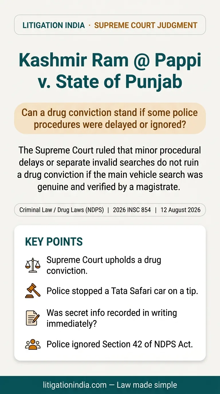 Kashmir Ram @ Pappi v. State of Punjab — infographic summary