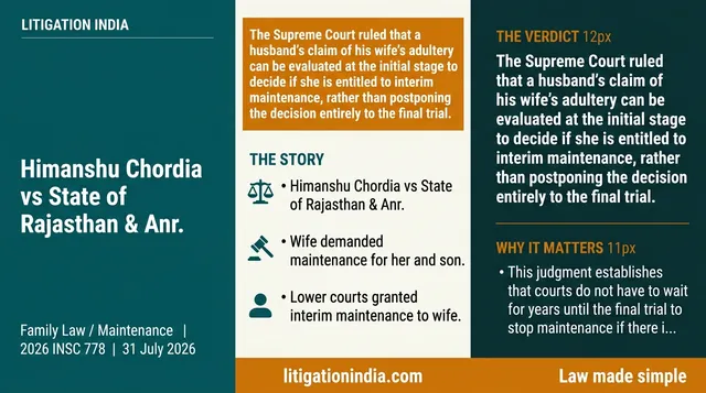 Clear proof of adultery can stop temporary maintenance immediately without waiting for final trial