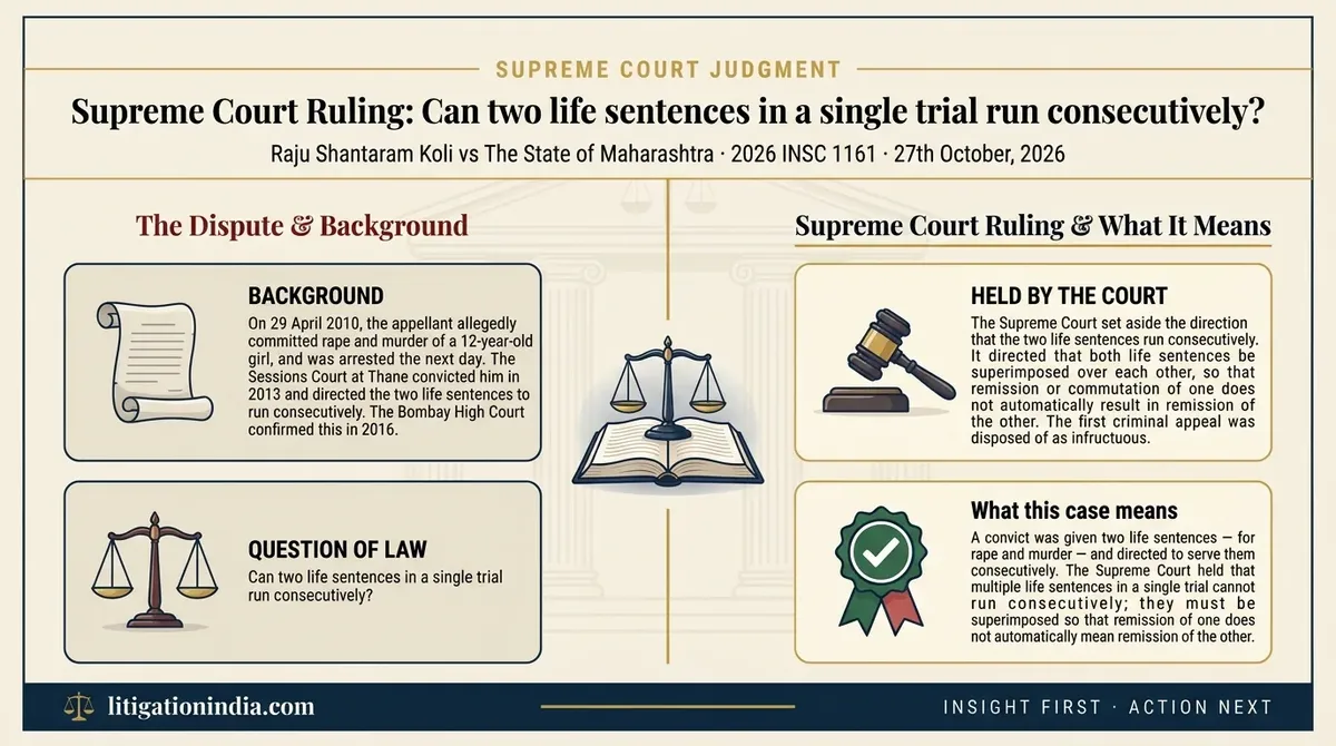 Raju Shantaram Koli vs The State of Maharashtra — infographic summary