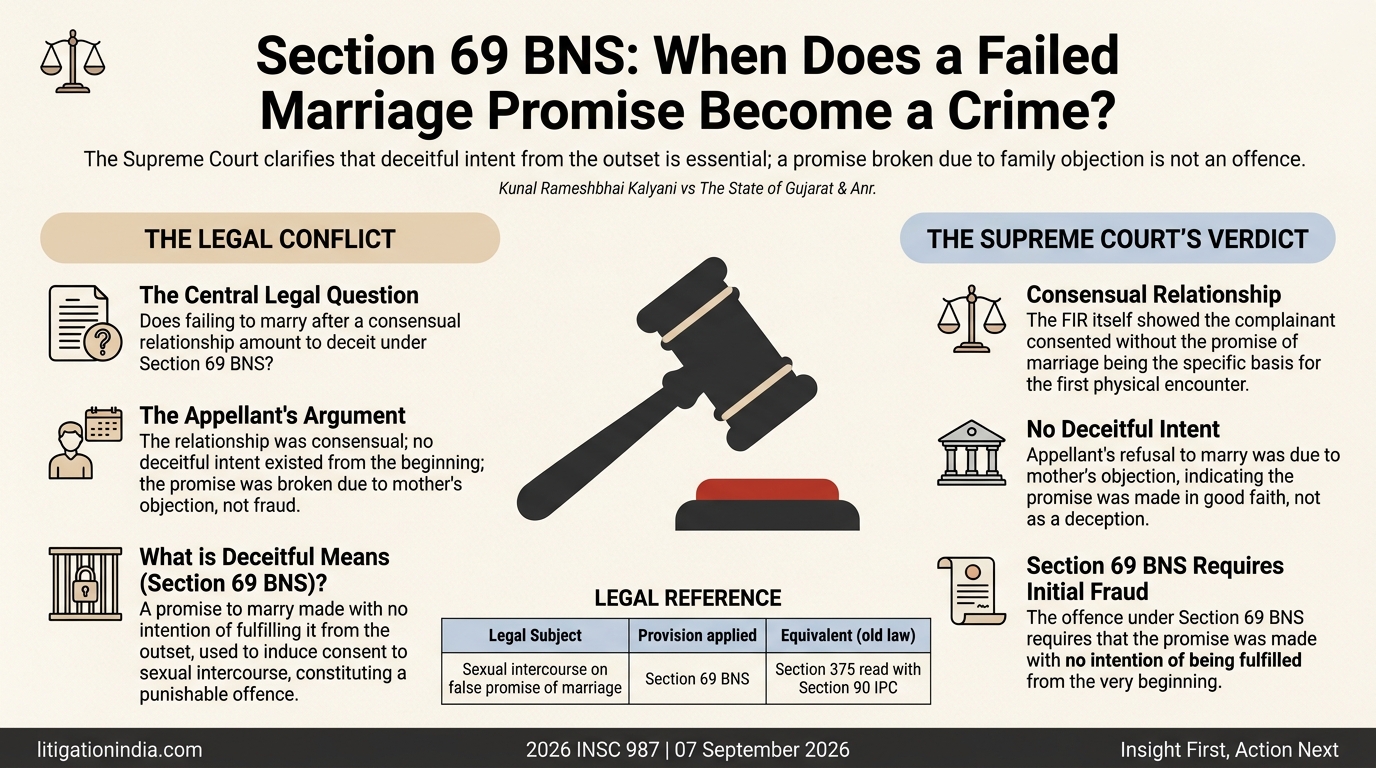 Kunal Rameshbhai Kalyani vs The State of Gujarat & Anr. — infographic summary