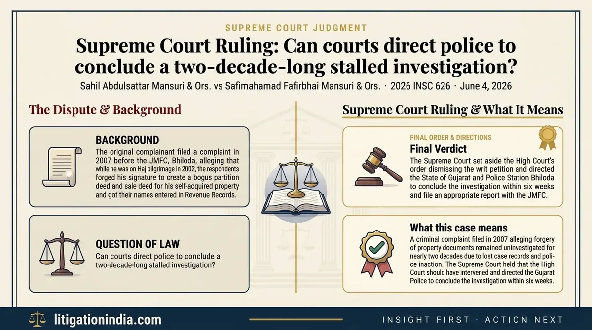 Sahil Abdulsattar Mansuri & Ors. vs Safimahamad Fafirbhai Mansuri & Ors. — infographic summary