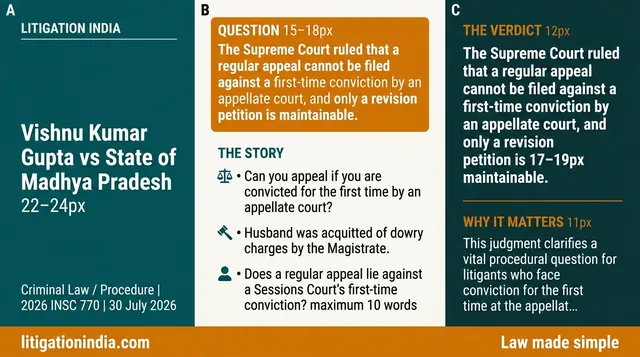 You cannot file a regular appeal if first convicted by an appellate court