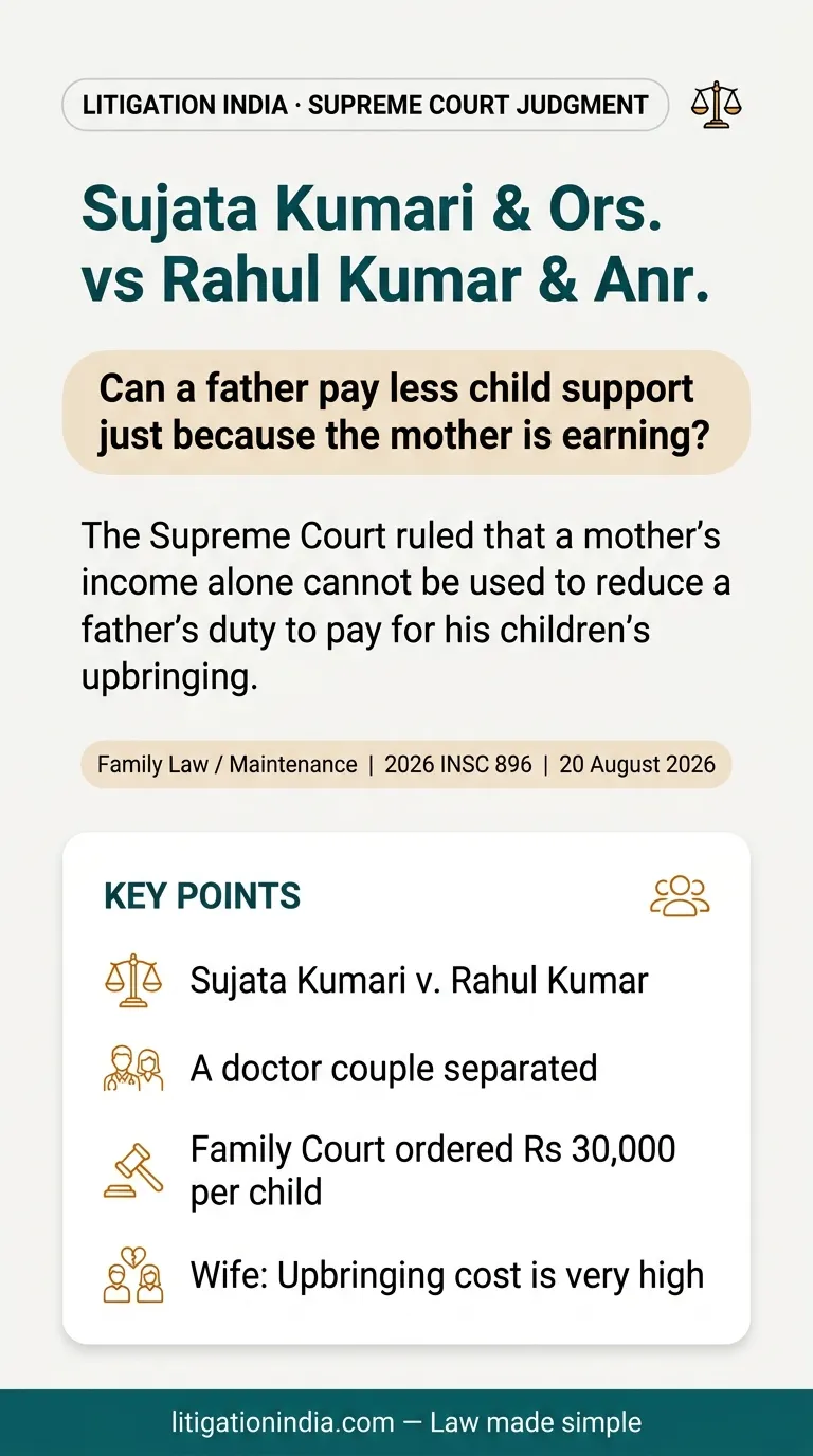 Sujata Kumari & Ors. vs Rahul Kumar & Anr. — infographic summary