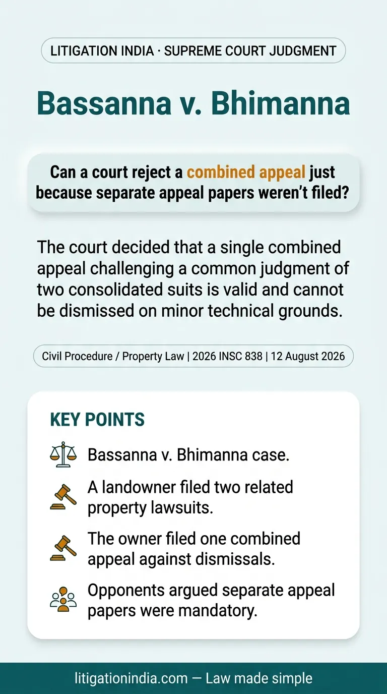 Bassanna v. Bhimanna — infographic summary