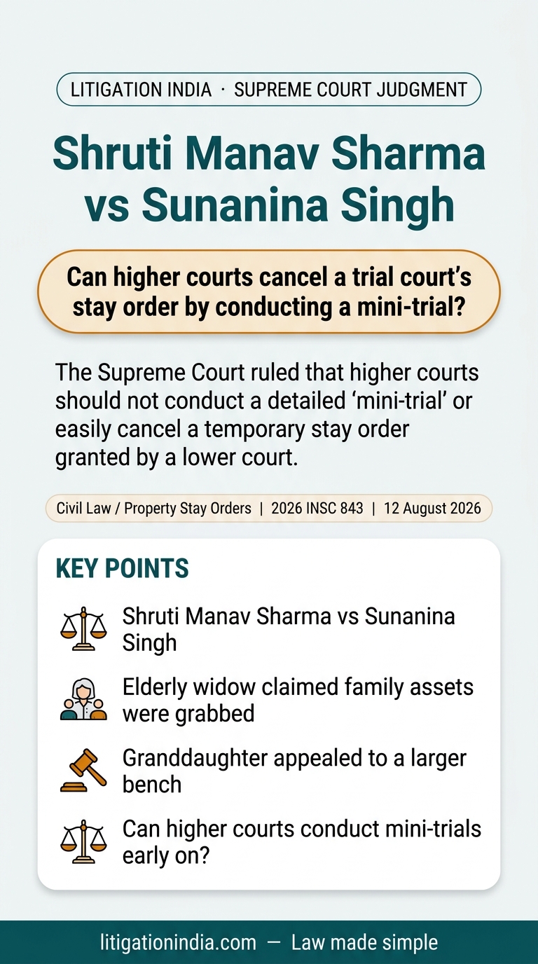 Shruti Manav Sharma vs Sunanina Singh