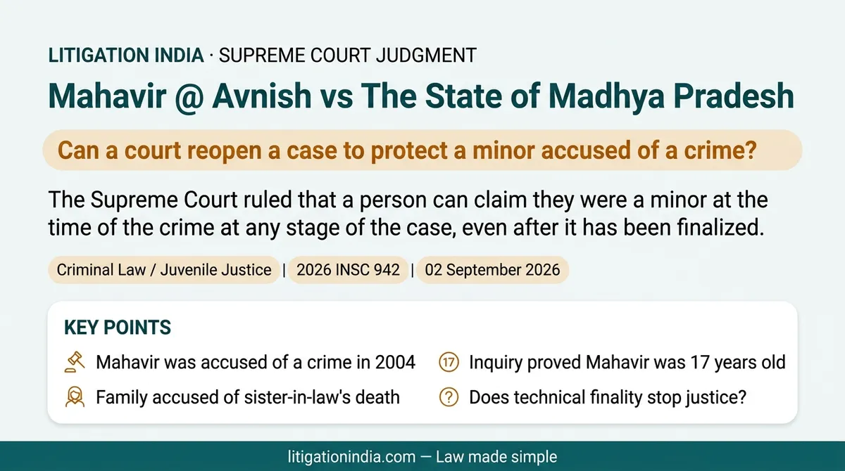 Mahavir @ Avnish vs The State of Madhya Pradesh — infographic summary