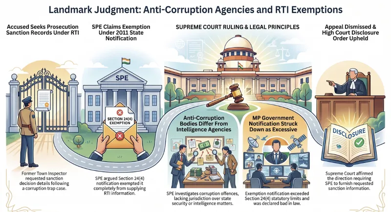 Supreme Court Rules Lokayukta Police Cannot Claim Section 24(4) RTI Exemption