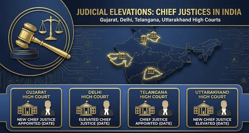 **Supreme Court Collegium Recommends Elevation of Four High Court Judges as Chief Justices**